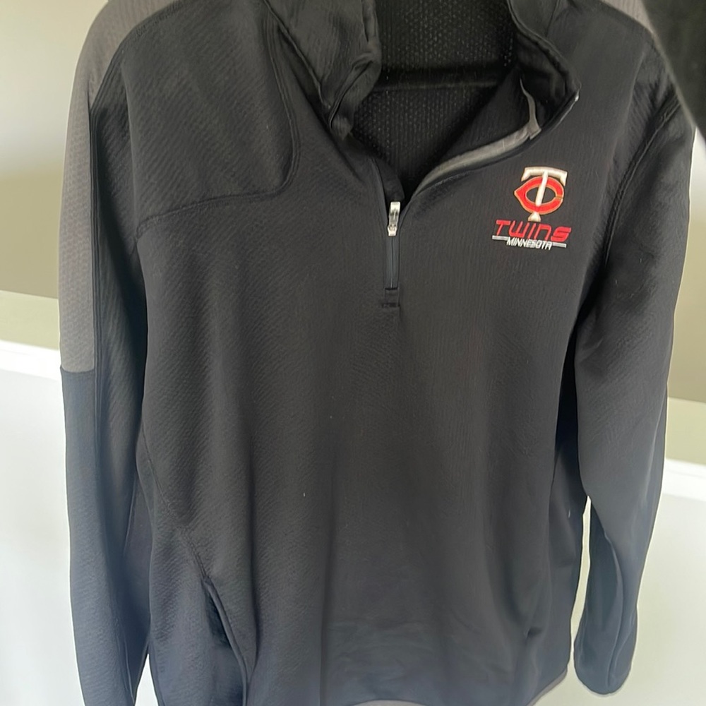 Minnesota twins quarter zip sweater